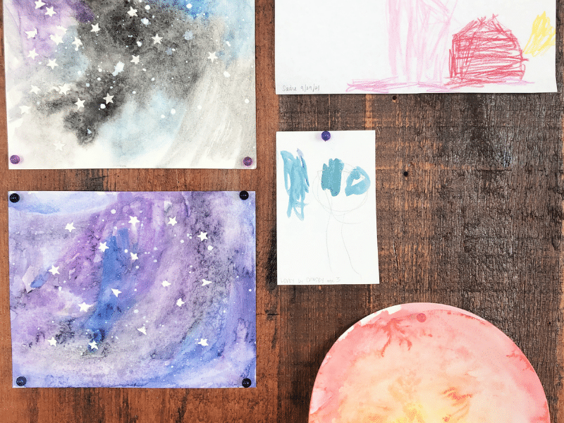 4 étapes pour organiser l'art des enfants - img