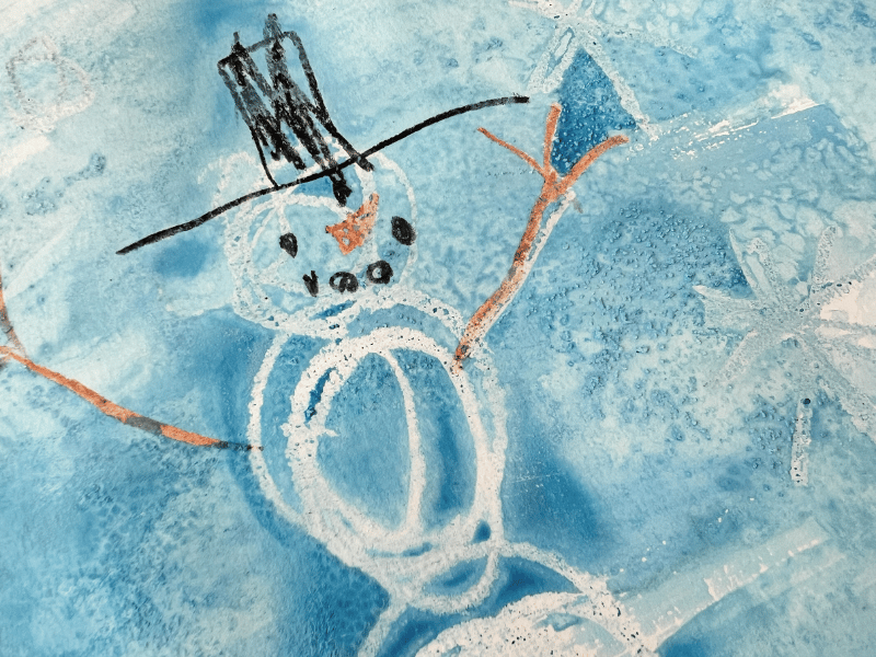 Comment peindre la neige avec cette idée de peinture d'hiver - img