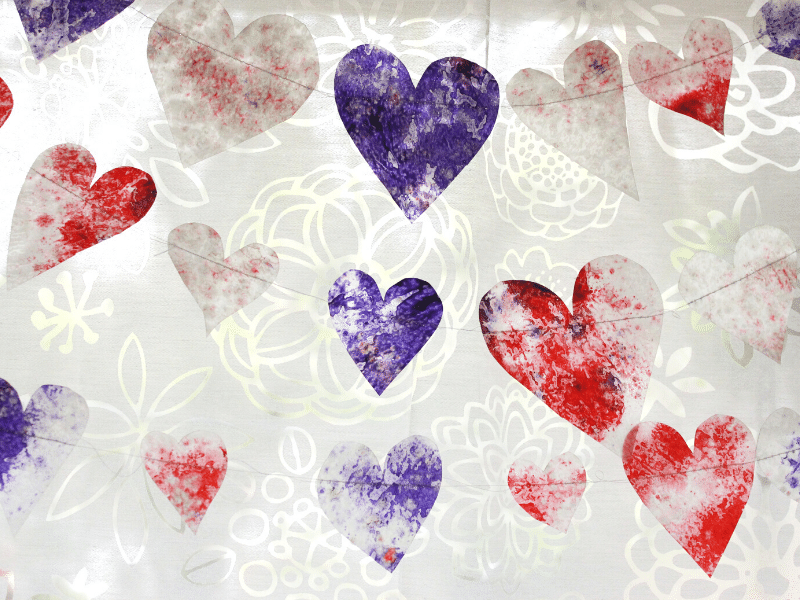 Décorations DIY pour la Saint-Valentin : Guirlande de cœurs en craie fondue - img