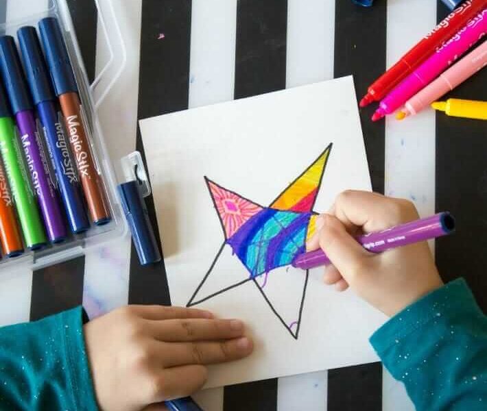 Étoiles enchevêtrées imprimables & La magie des Magic Stix - img