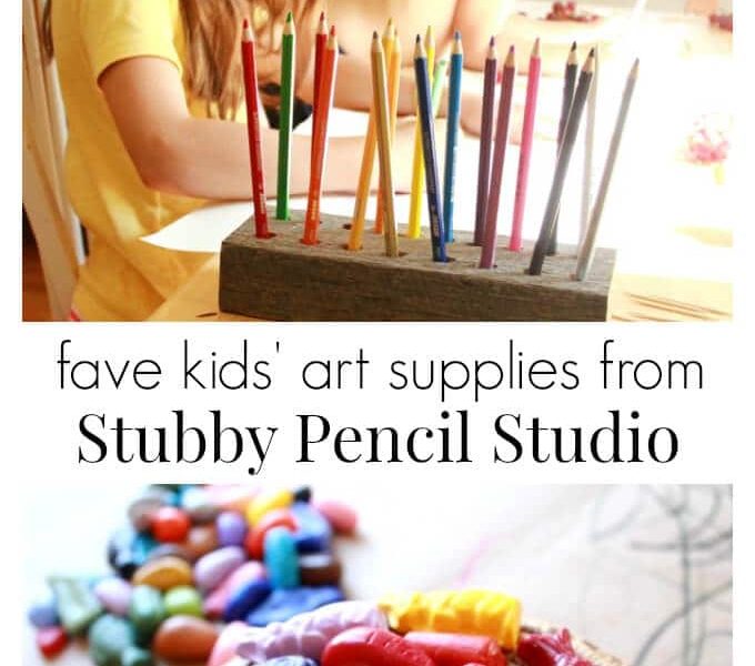 My Favorite Stubby Pencil Studio Kids Art Supplies (en anglais) - img