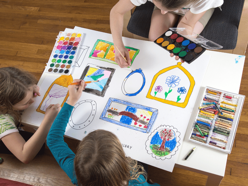 Pages d'activités artistiques DIY pour les enfants - img