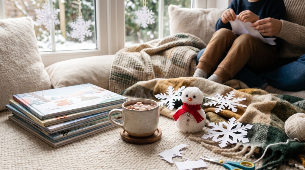 Livres d’hiver pour les enfants : choisir et prolonger par une activité