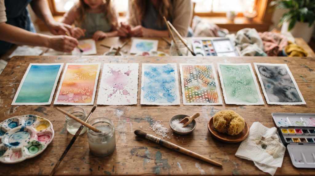 7 techniques d’aquarelle pour les enfants