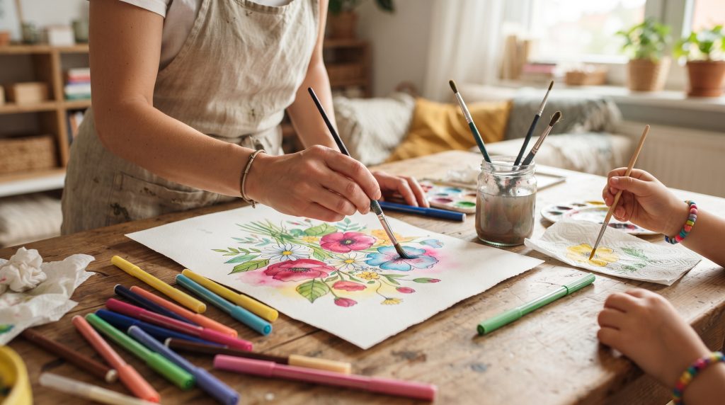 Comment faire de l’aquarelle avec des feutres