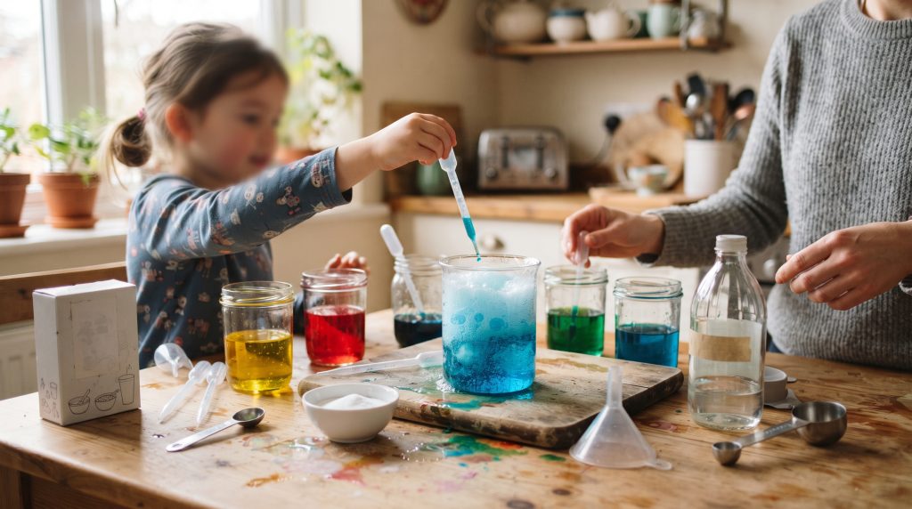 Expériences scientifiques à faire à la maison avec les enfants