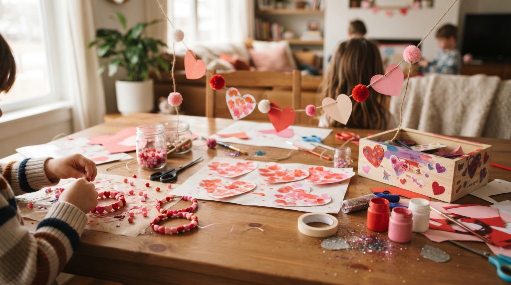 12 bricolages pour enfants à l’occasion de la Saint-Valentin