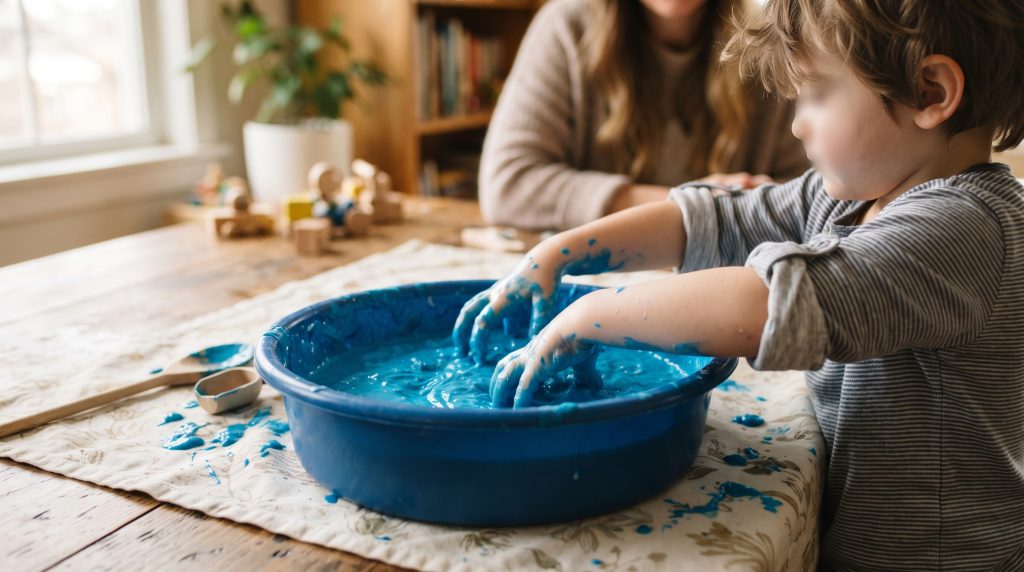 Comment faire de la bouillie sensorielle (oobleck)