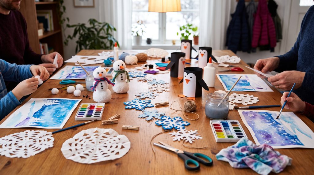 13 bricolages d’hiver pour les enfants