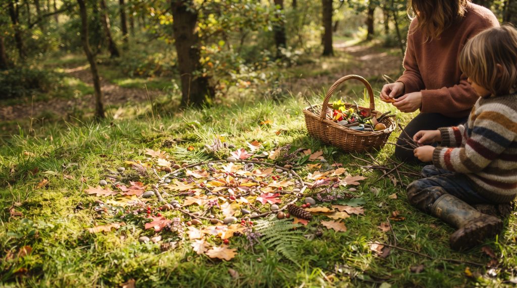 22 idées d’art de la nature pour les enfants