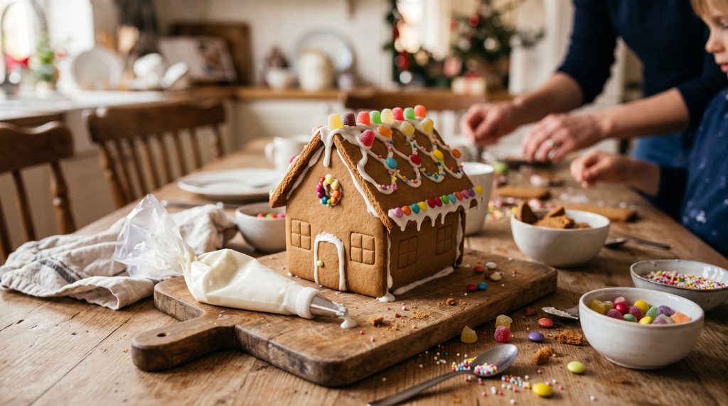 Comment faire une maison en pain d’épices avec des biscuits secs