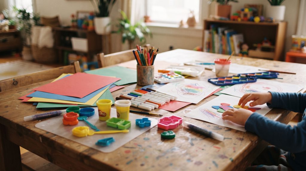 5 invitations artistiques faciles pour les enfants après l’école