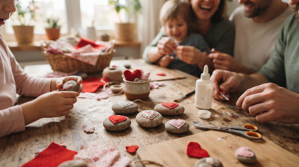 Comment fabriquer des galets en forme de cœur pour la Saint-Valentin