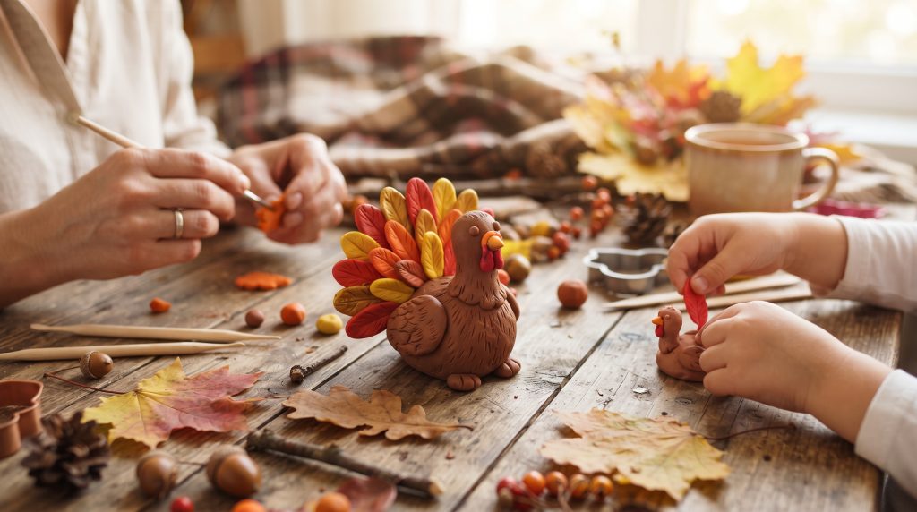 Comment faire une dinde en pâte à modeler pour l’automne