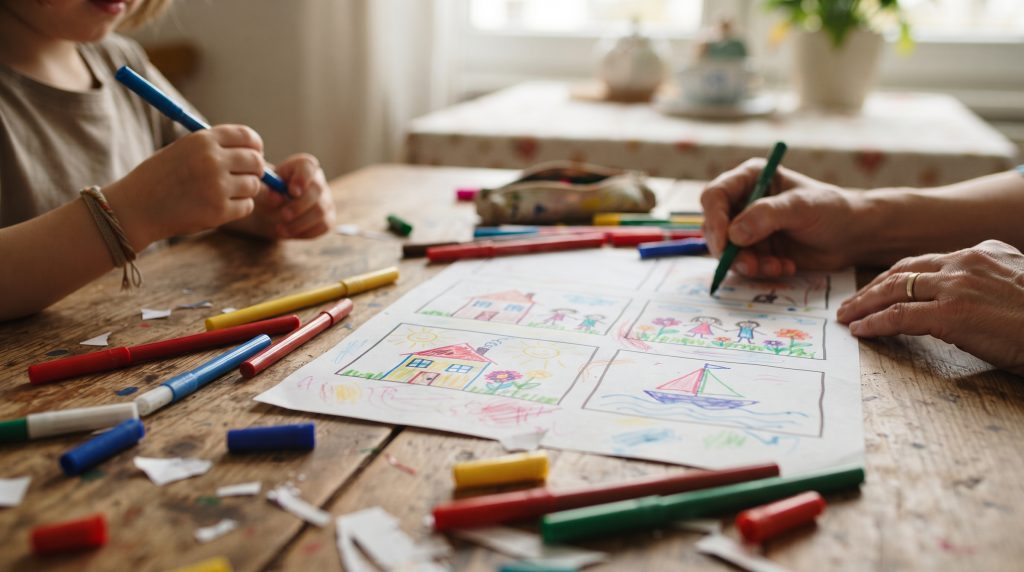 Cadres vides : une consigne de dessin pour inspirer les enfants