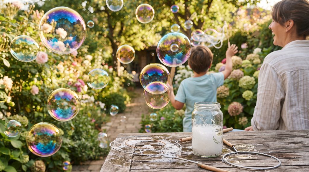 Comment faire des bulles de savon maison (sans glycérine)