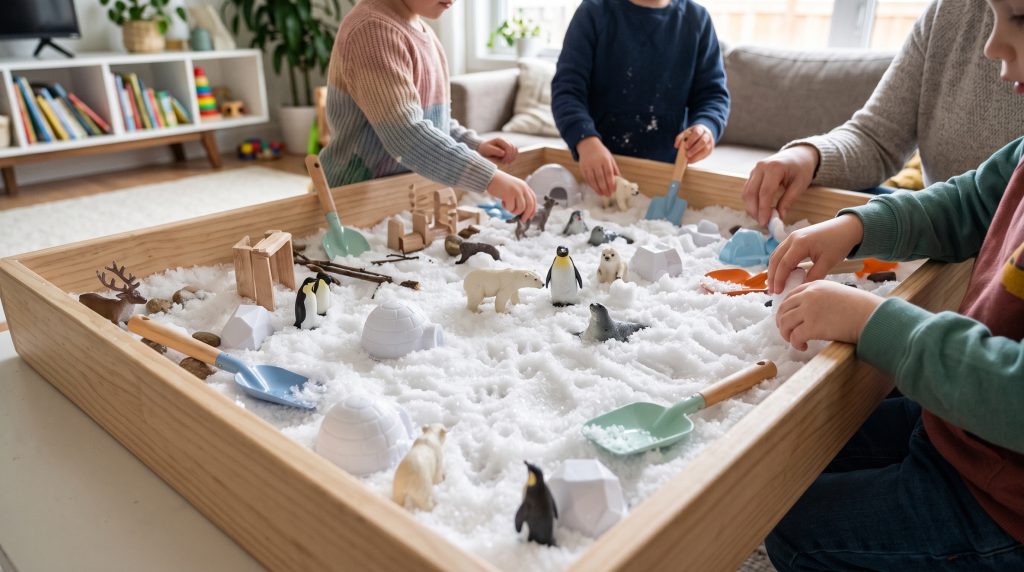 Comment faire de la neige instantanée pour les enfants
