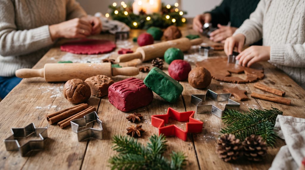 Comment faire de la pâte à modeler de Noël