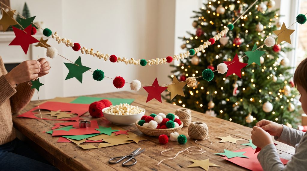 Comment fabriquer une guirlande de Noël