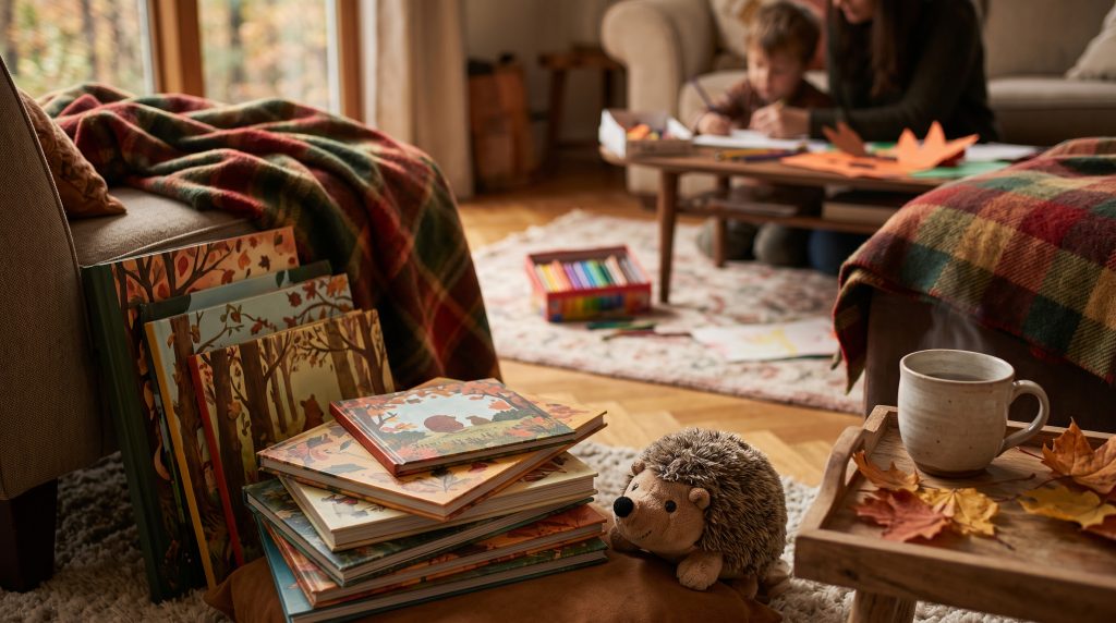 Lectures d’automne pour les enfants : choisir des albums et prolonger par une activité