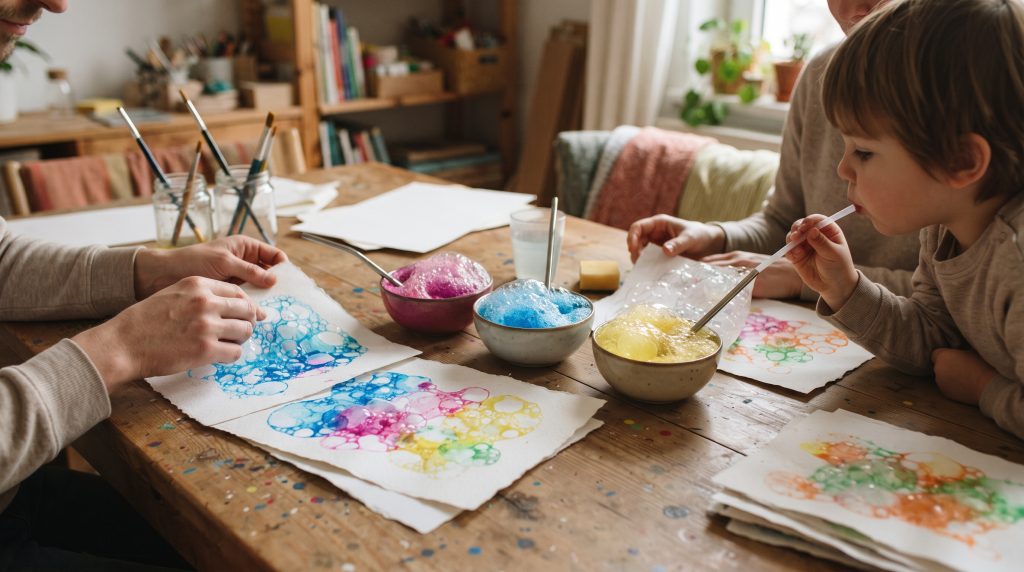 Comment créer des impressions à bulles pour les enfants