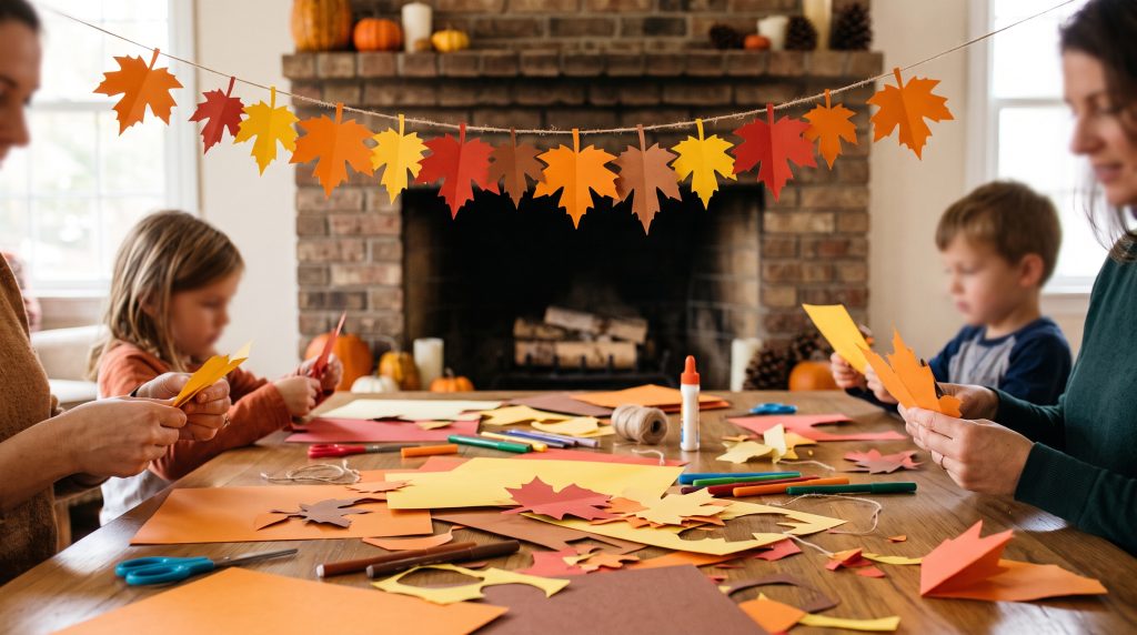 Comment faire une guirlande de Thanksgiving