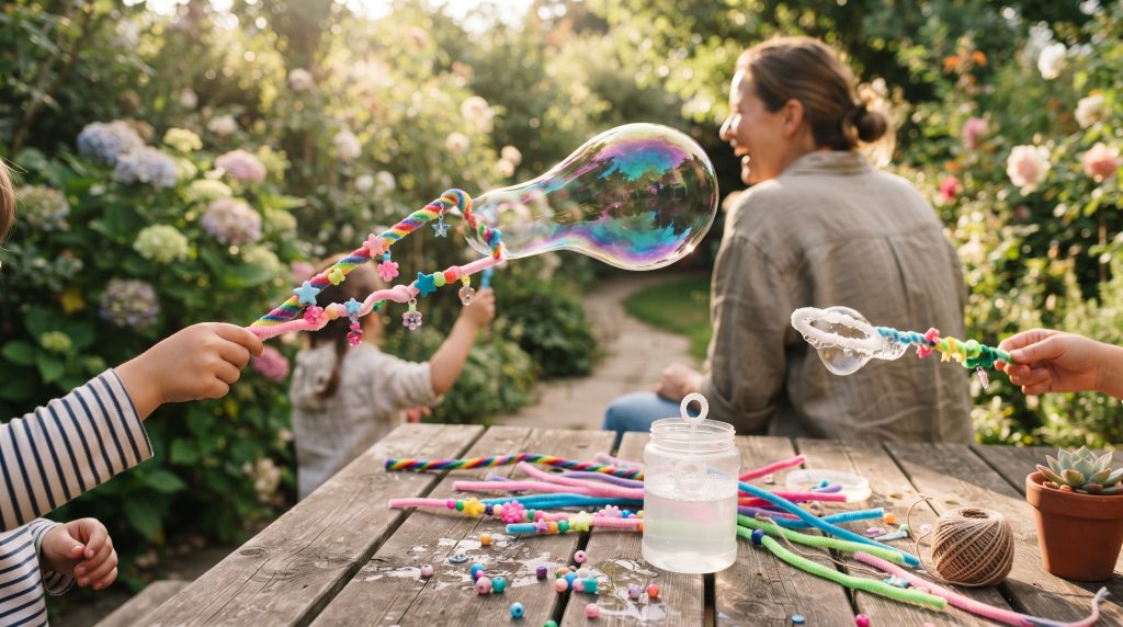 Comment fabriquer des baguettes à bulles avec des perles ?