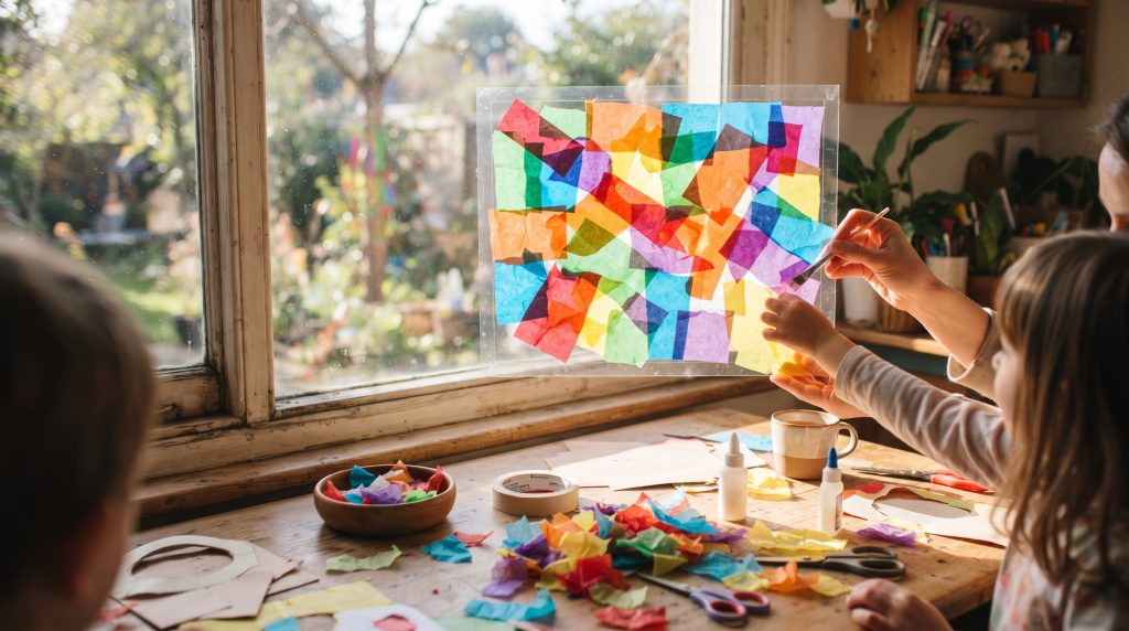 Comment fabriquer des attrape-soleil en papier de soie