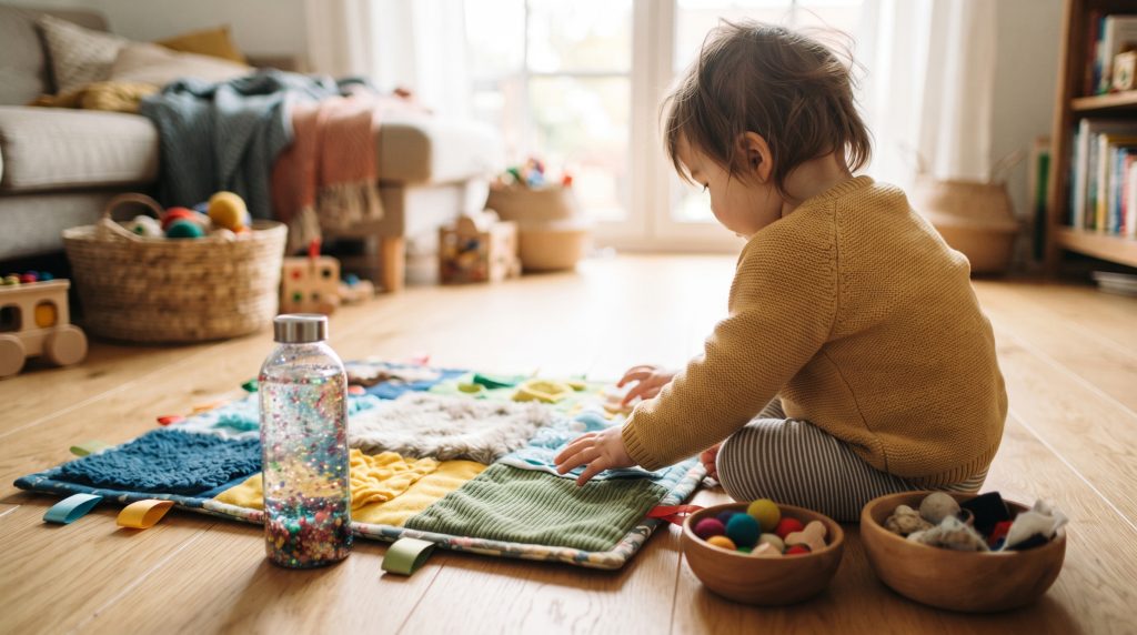6 activités de jeux sensoriels pour bébé