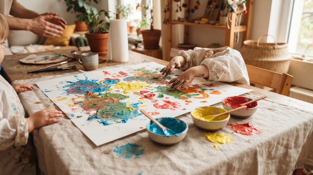 Idées de peinture pour bébés