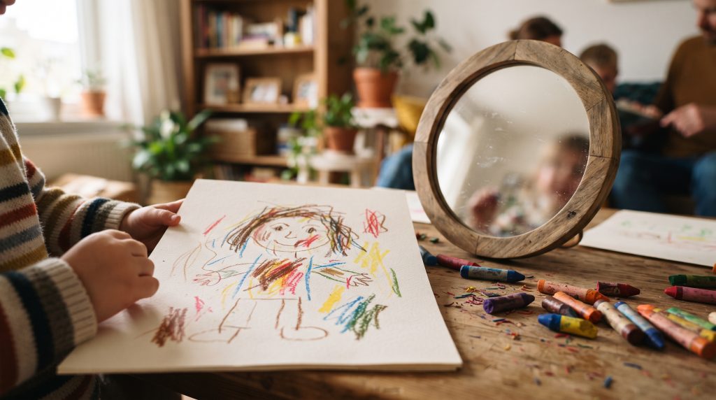 L’art de l’autoportrait pour les tout-petits