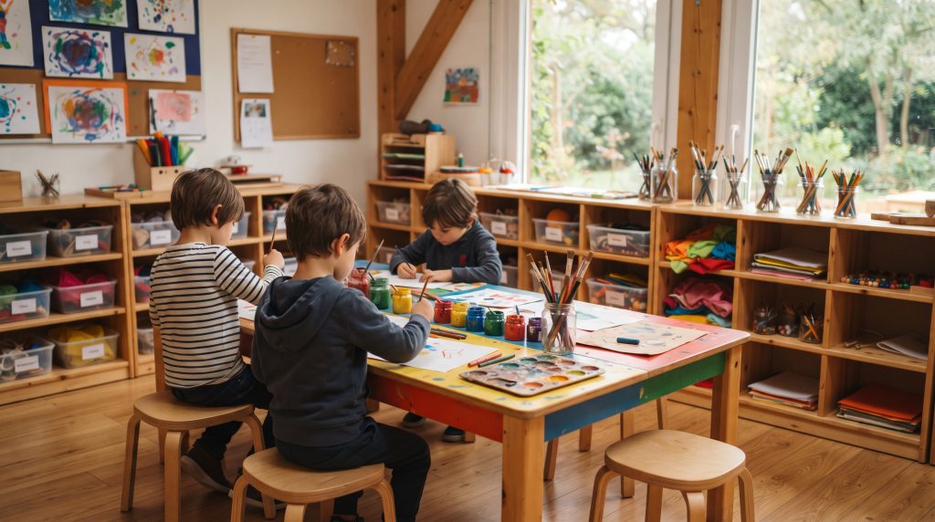 Aménager une salle d’art qui donne confiance aux enfants