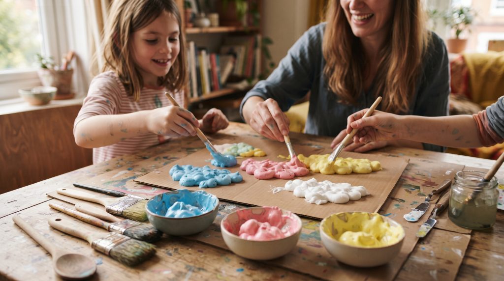 Que faire avec de la peinture en mousse ?