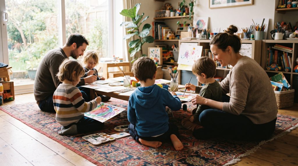 Créer un groupe d’art pour les tout-petits