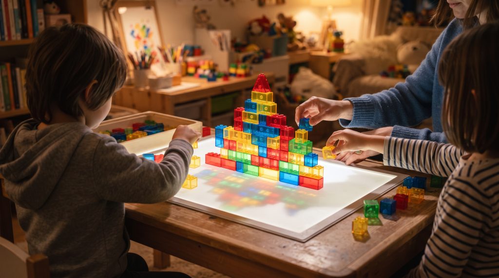 Blocs de construction translucides pour enfants