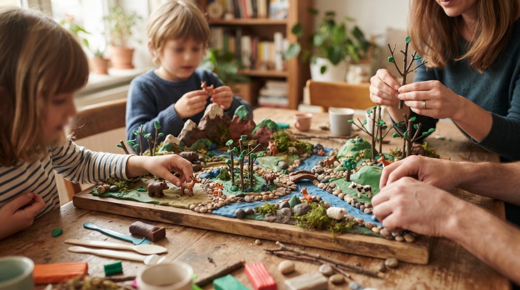 Idées de jeux créatifs sur le petit monde pour les enfants