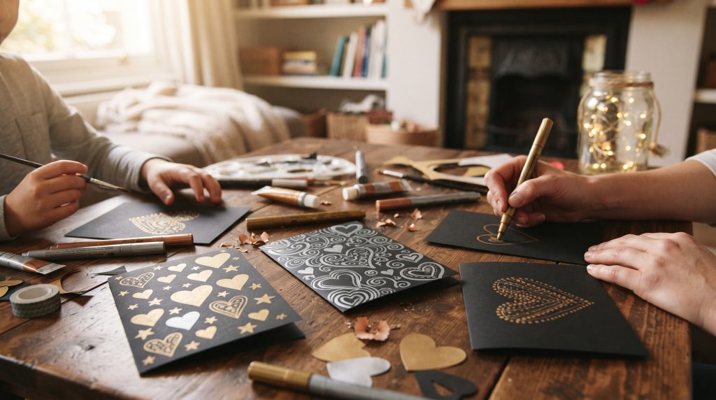 Comment faire des valentins faits maison avec des fournitures d’art métalliques