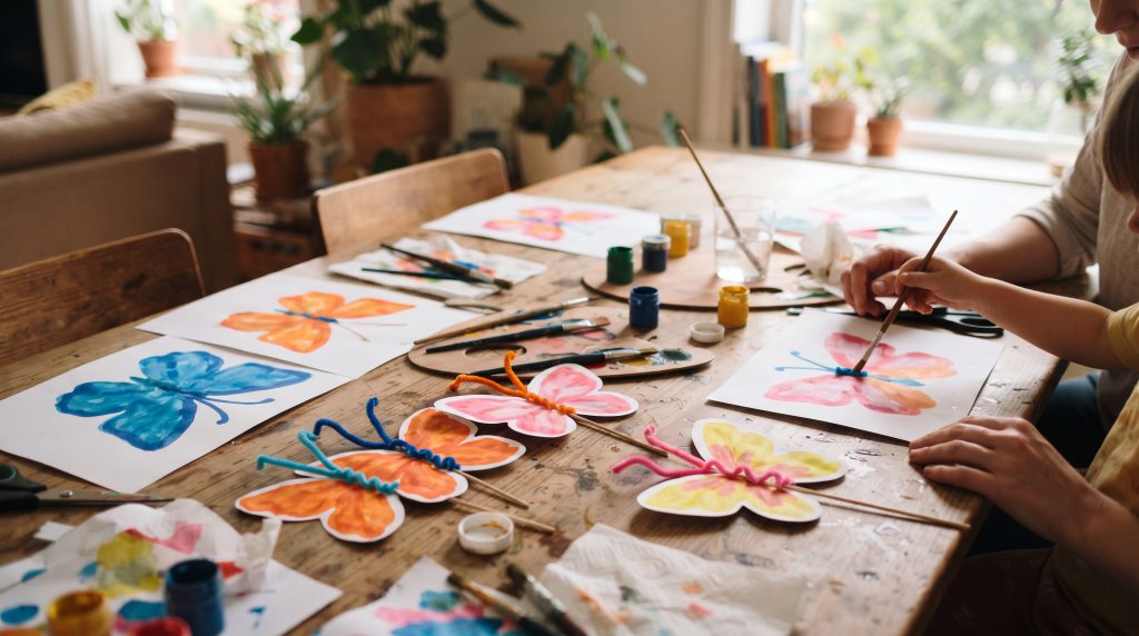 Comment peindre des papillons pour les enfants
