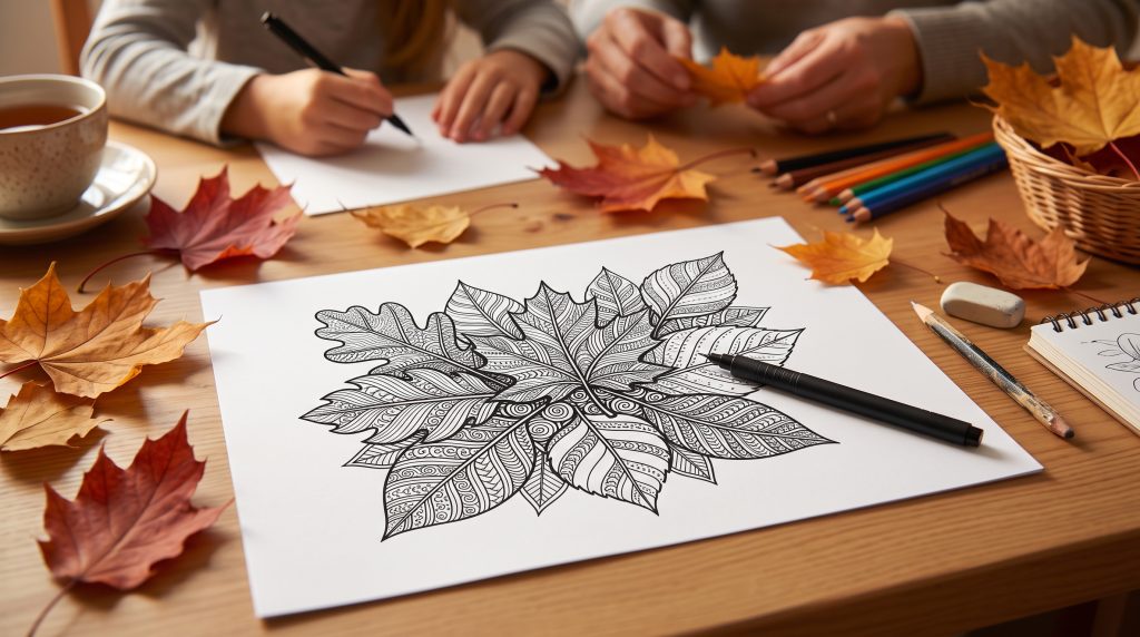 Comment dessiner des feuilles en zentangle avec des feutres