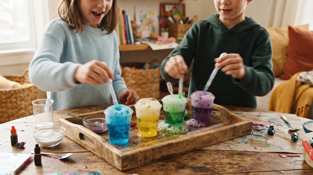 Comment préparer des potions pétillantes pour un jeu sensoriel amusant