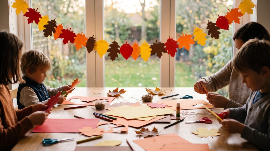 Comment fabriquer une guirlande de feuilles d’automne en papier
