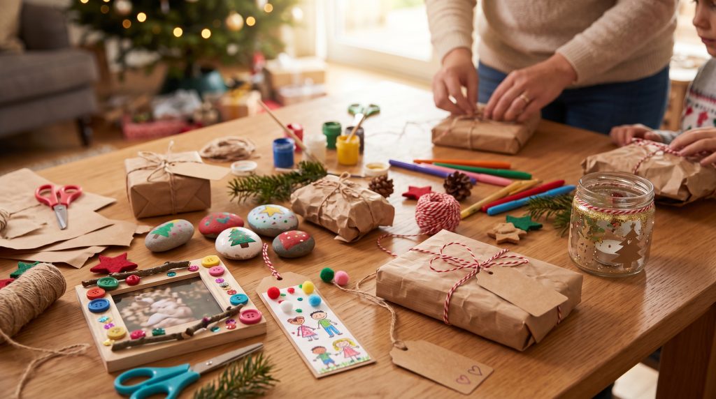 12 idées de cadeaux de Noël faits main avec les enfants