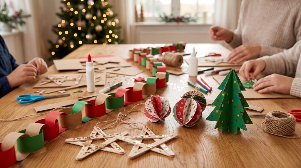 Une semaine de bricolages de Noël : 7 idées faciles pour les enfants