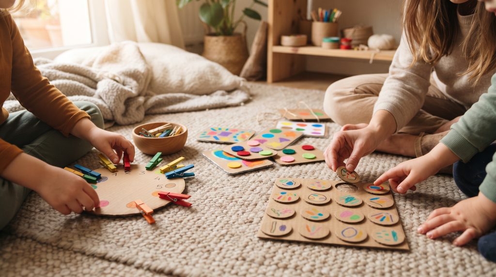 Jouets d’apprentissage faits à la main : idées à fabriquer