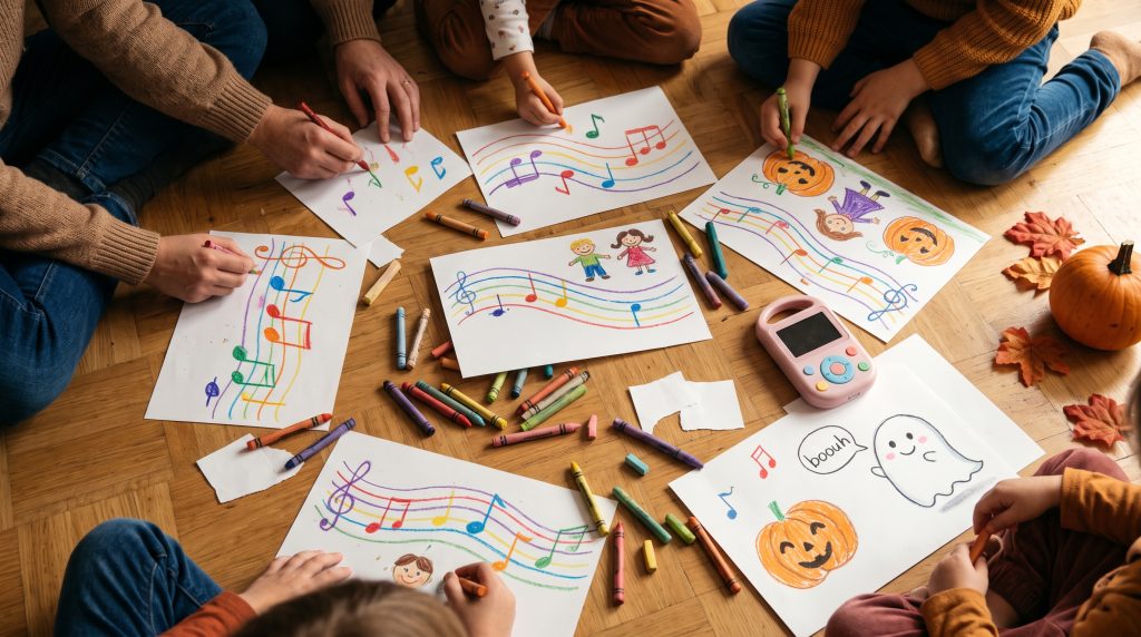 Un Halloween pas trop effrayant : musique et dessin pour les enfants sensibles