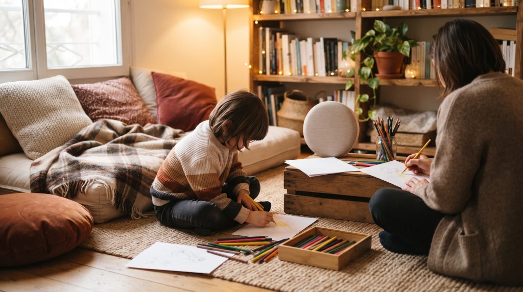 Essai de lecture en immersion avec des livres audio pour enfants