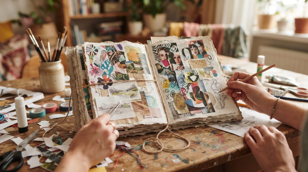 Journaux d’art bricolés pour les enfants (avec suggestions de dessin)