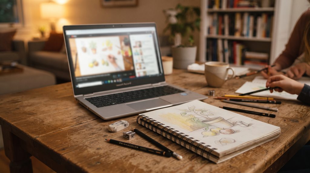 Essayer les cours de dessin en ligne gratuits