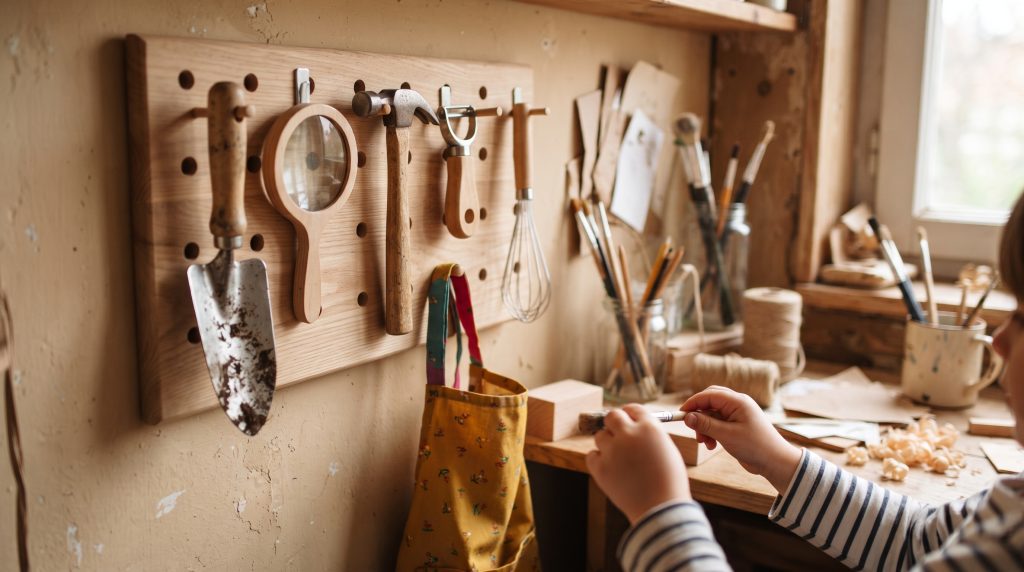 De vrais outils pour les enfants : jardinage, cuisine, bricolage