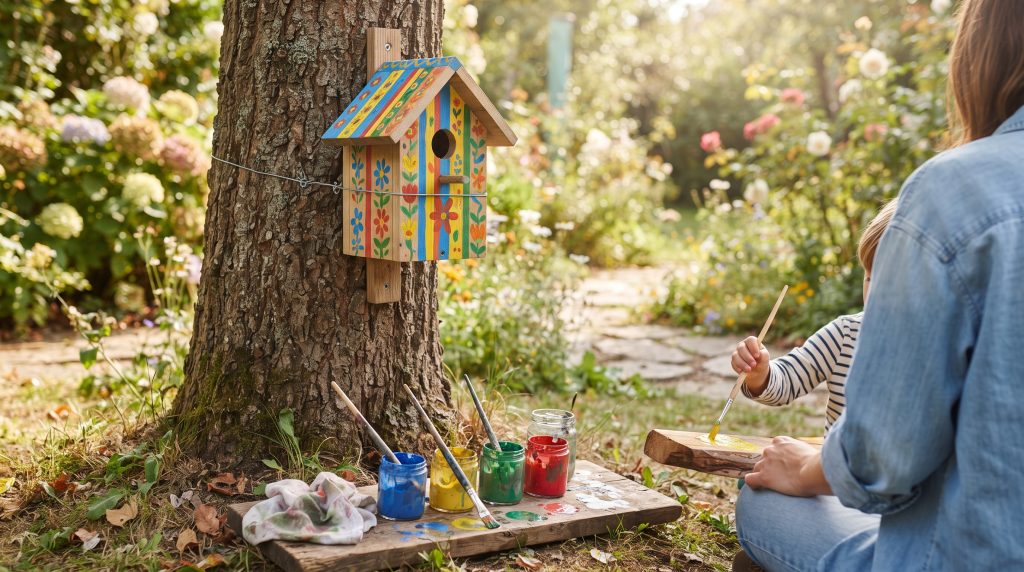 Idées de peinture de nichoirs pour les enfants